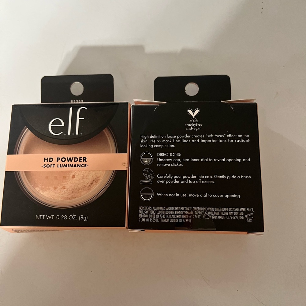 New elf Cosmetics HD POWDER .28oz loose finishing powder SOFT LUMINANCE #83333